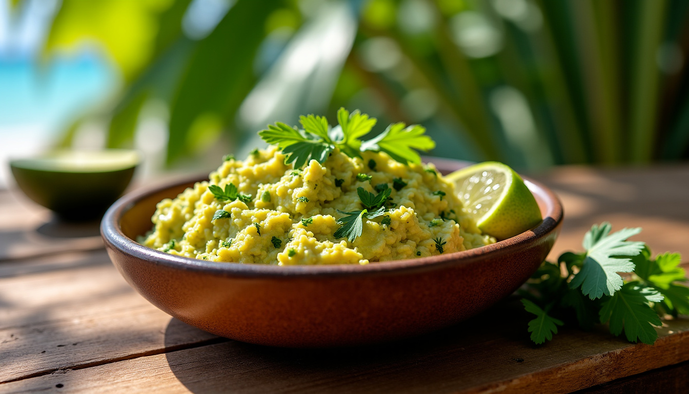 Le féroce d’avocat, une entrée martiniquaise pleine de saveurs