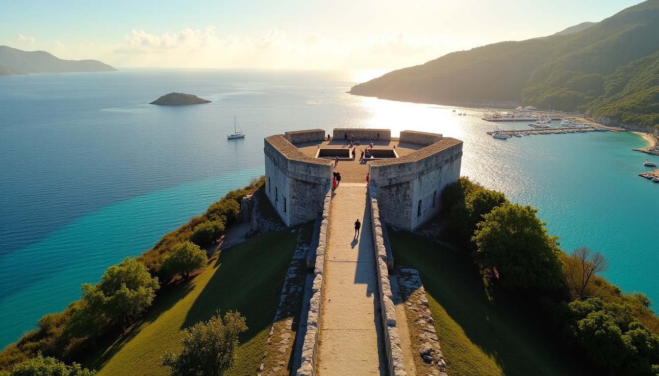Découvrir Fort Gustaf à Saint-Barthélemy : histoire et visite
