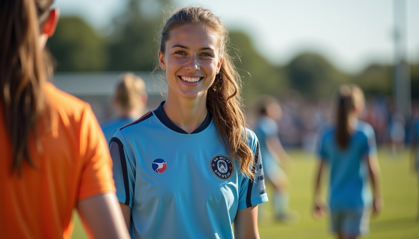 Léane Fouineau en tenue Coccoloba lors d