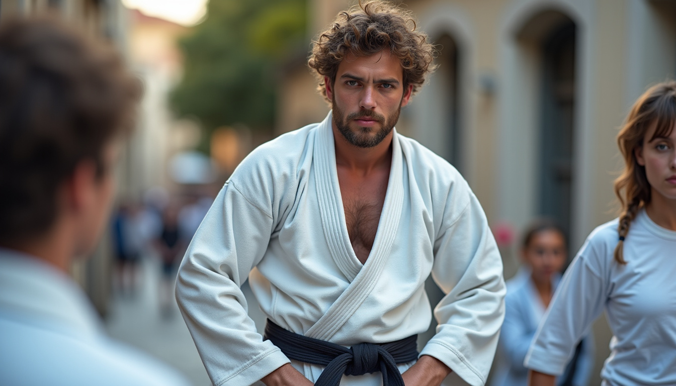 Nicolas Harmange corrigeant la posture d