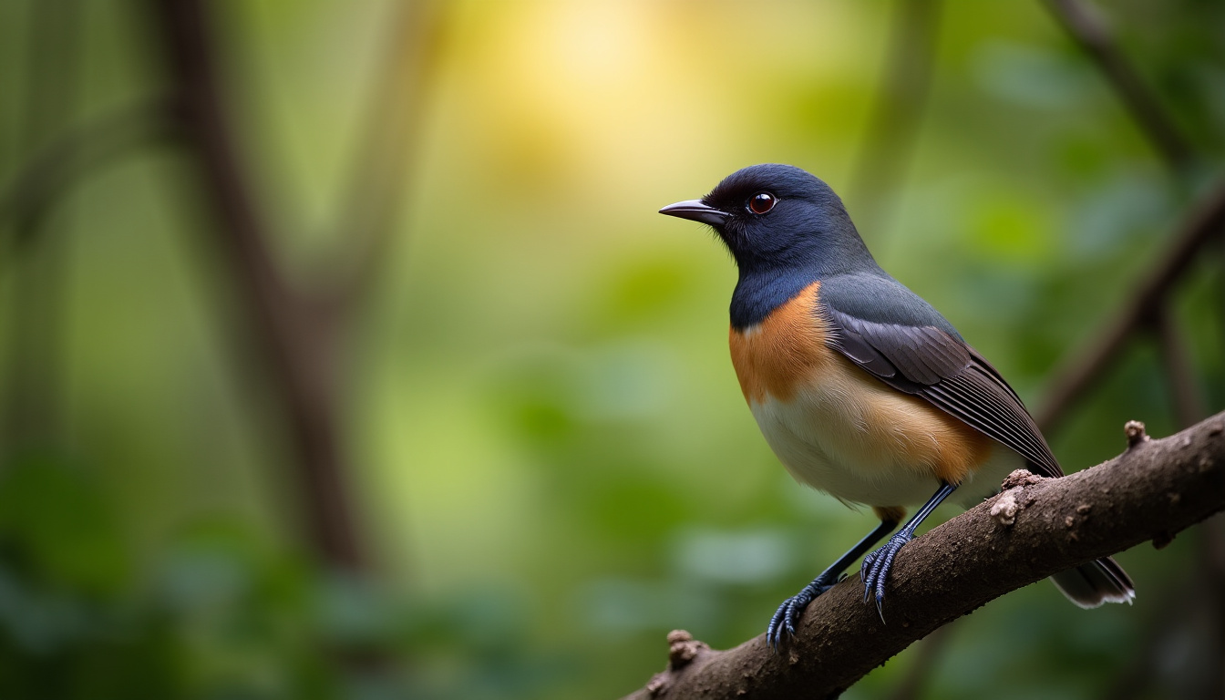 Photographie d’un écureuil Funambulus pennantii observé dans un environnement forestier en Guadeloupe