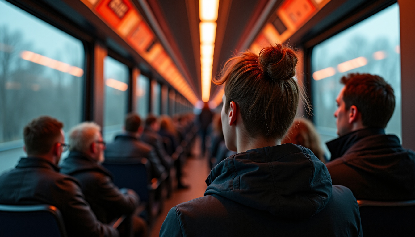 Un spectateur en train d