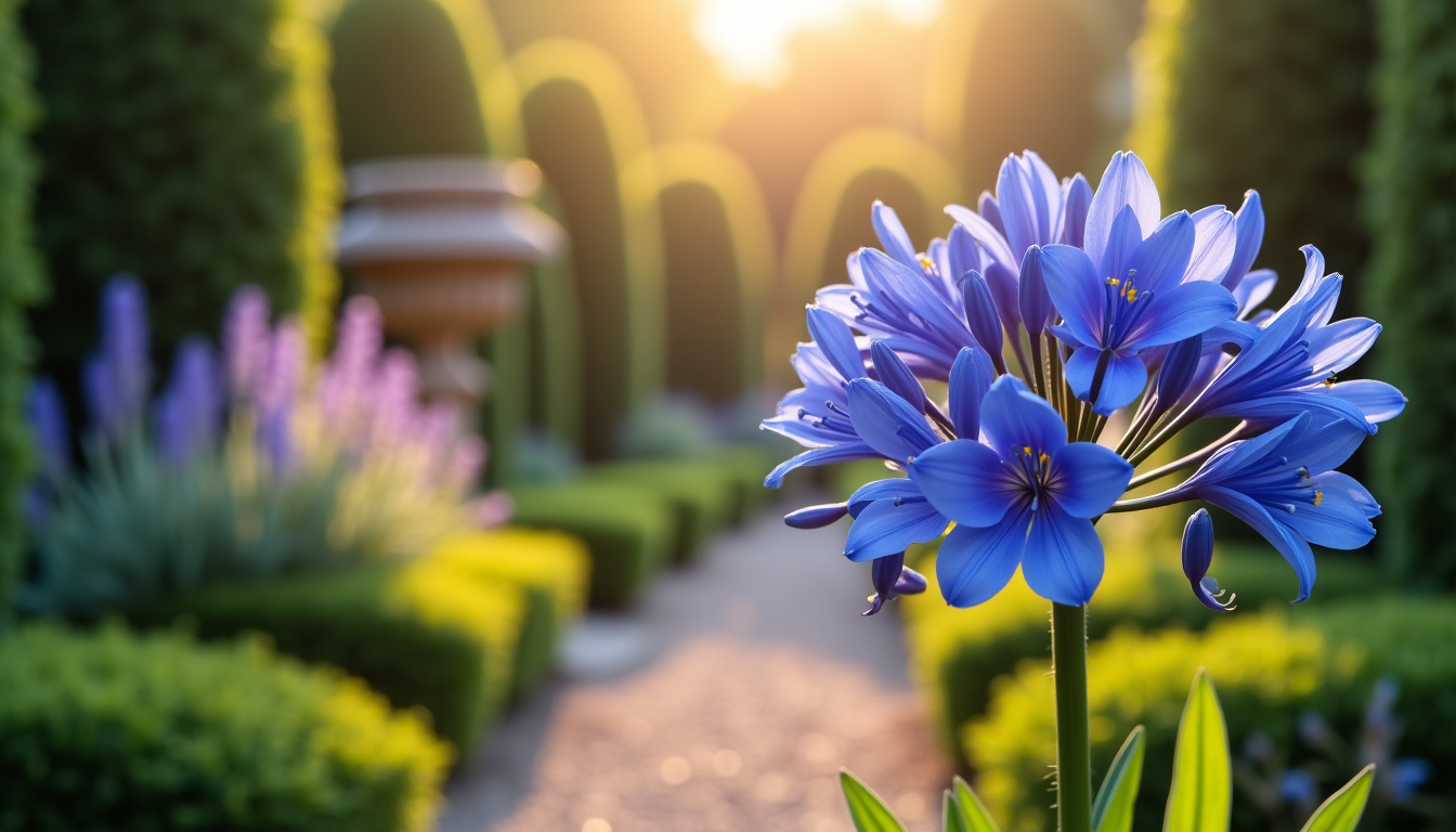 L’agapanthe, une vivace élégante pour embellir votre jardin à la française