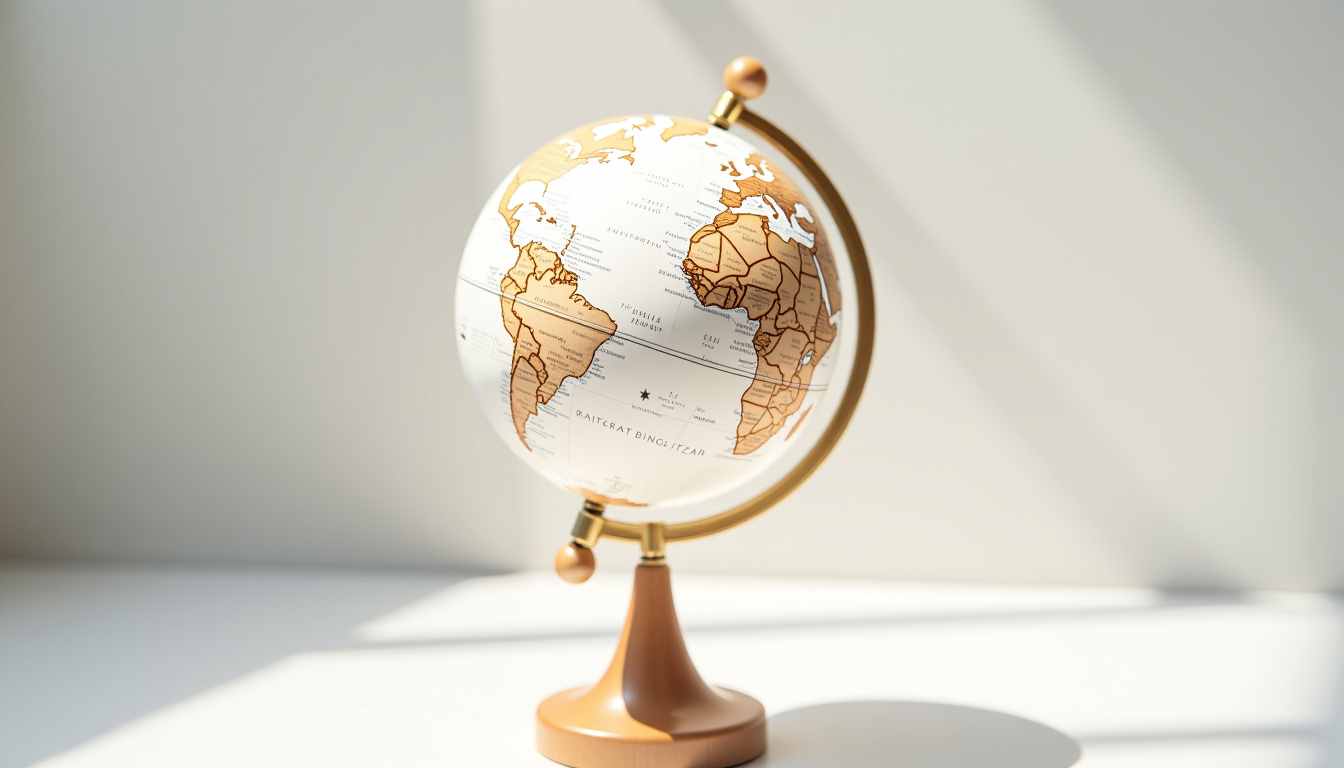 Carte mondiale illustrant les décalages horaires entre Saint-Barthélemy et les principales villes internationales en 2026