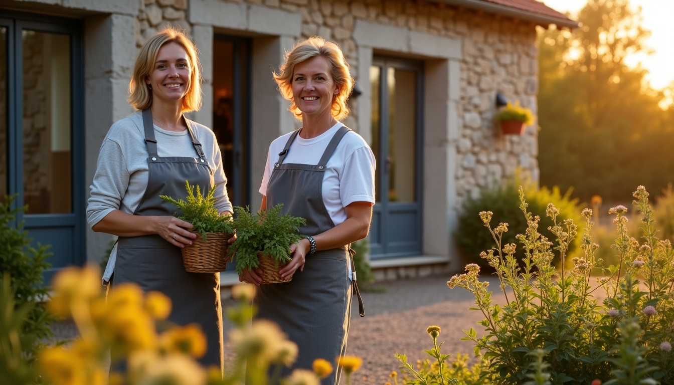 Thérèse Dromer et Sylvain, nouveaux gérants du Relais de la Route d