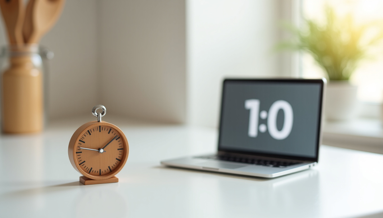 Interface claire et intuitive du minuteur en ligne Table à Découvert avec plusieurs minuteries actives