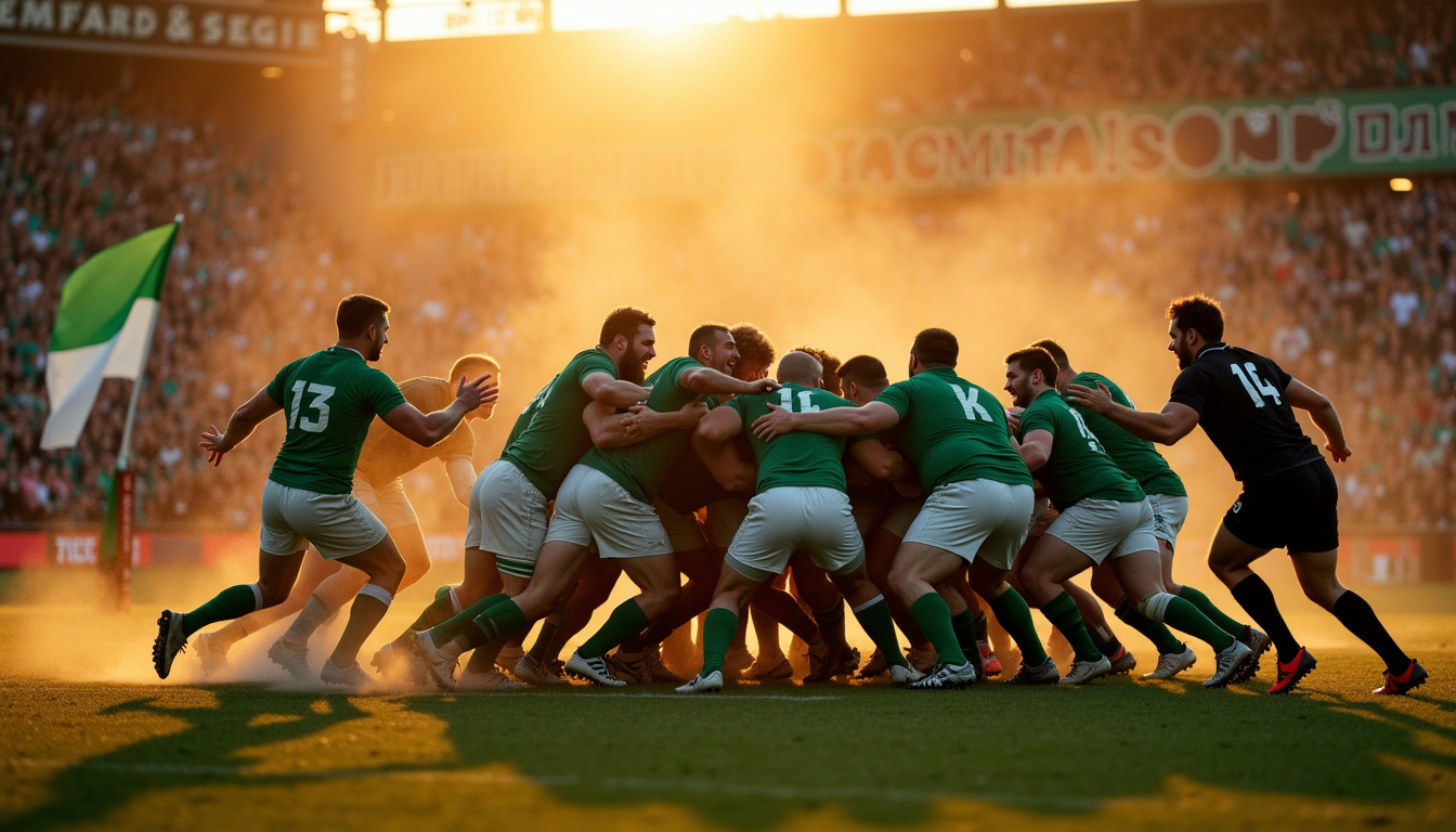 L’Irlande défie la Nouvelle-Zélande en rugby en 2026