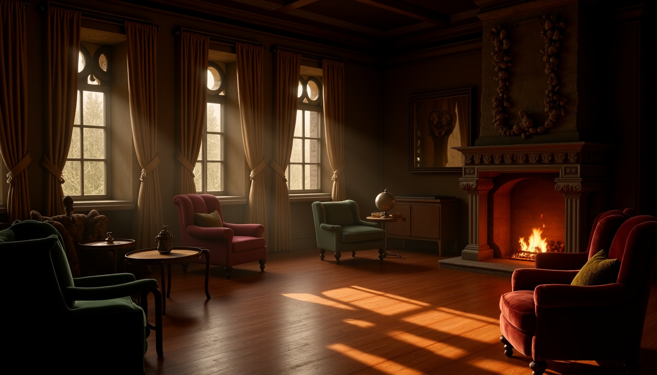 Reconstitution de la demeure des Guinness, avec mobilier d