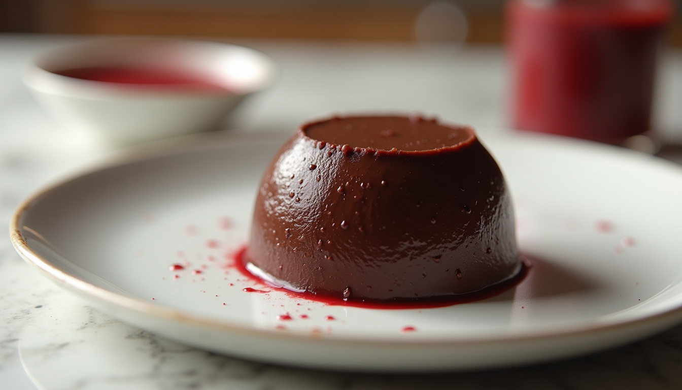 Erreur de coloration sur fondant au chocolat avec grumeaux