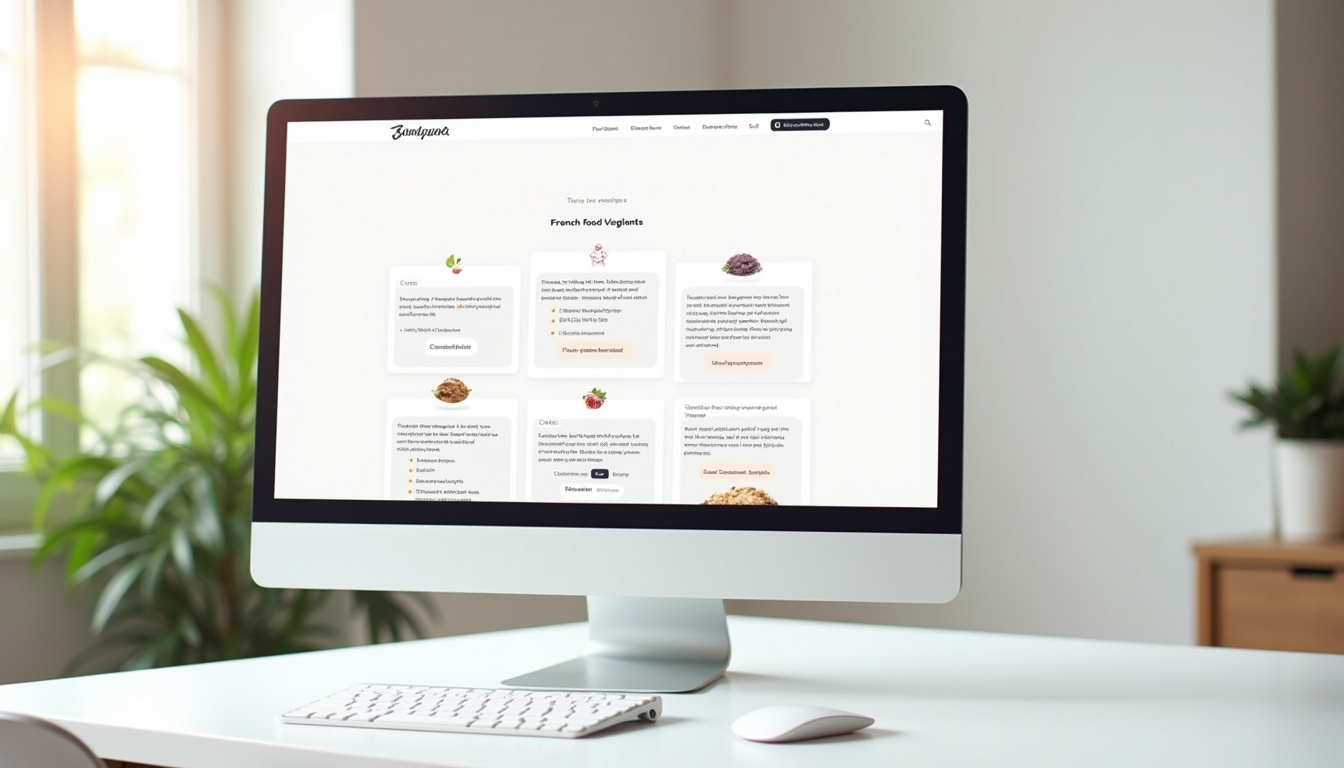 Interface du site labelleassiette.fr montrant la navigation et les catégories principales