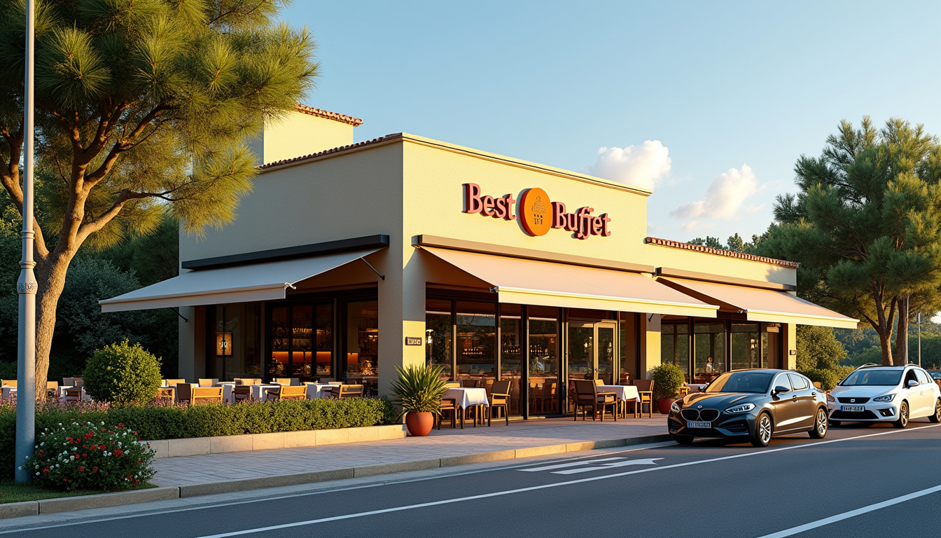 Vue extérieure du restaurant Best Buffet situé sur la route de Nîmes à Beaucaire