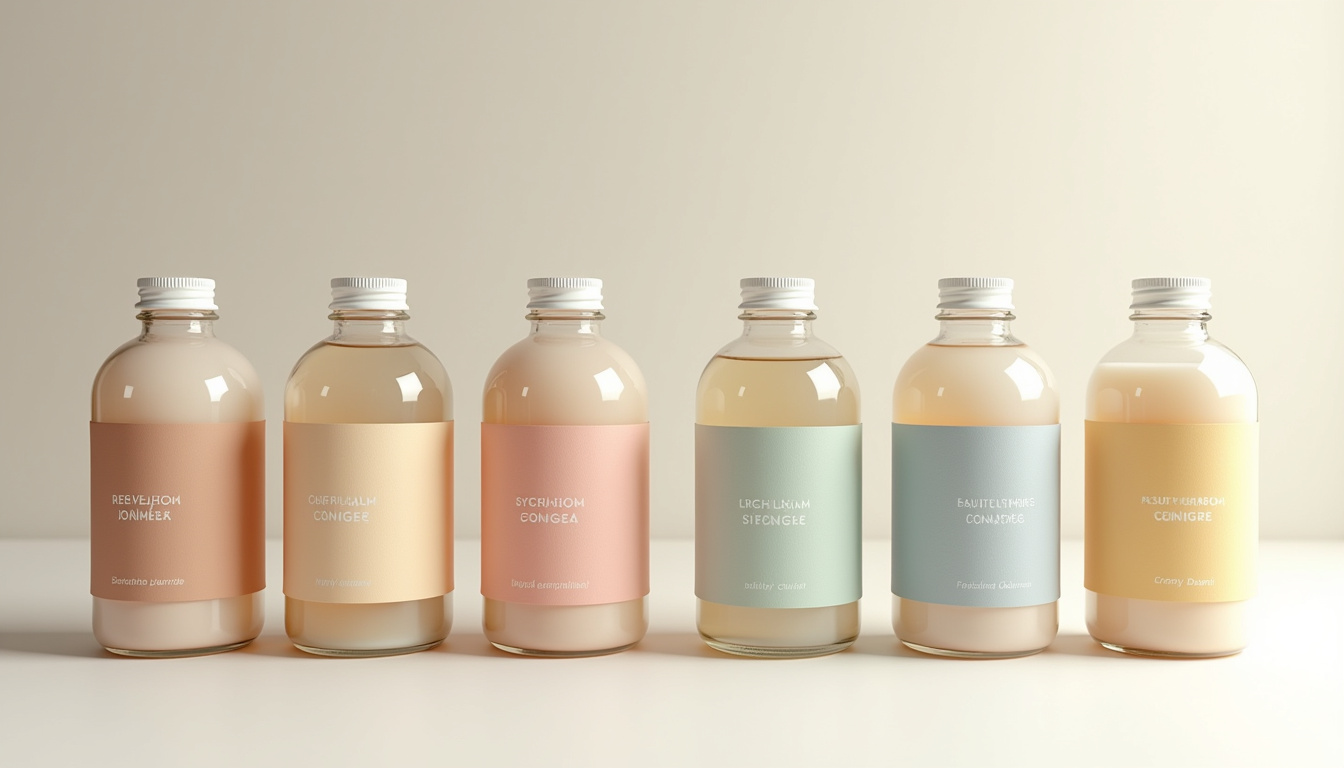 Comparaison visuelle de bouteilles de boissons avec et sans marque