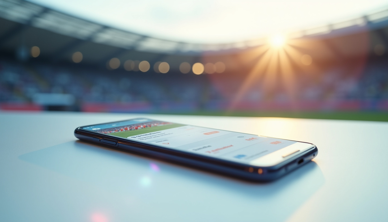 Notification mobile alertant l’utilisateur sur l’ouverture des ventes de billets pour un match important