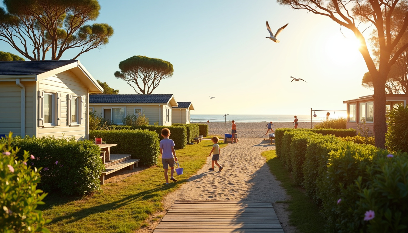 Camping familial sur l’île d’Oléron avec mobil-homes et accès plage