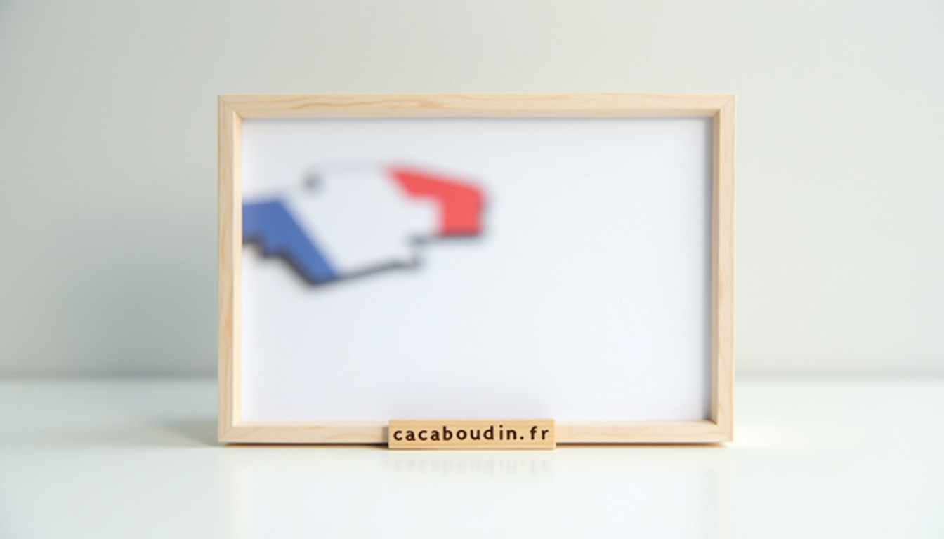 Capture d'écran du nom de domaine cacaboudin.fr et de sa redirection vers un site politique