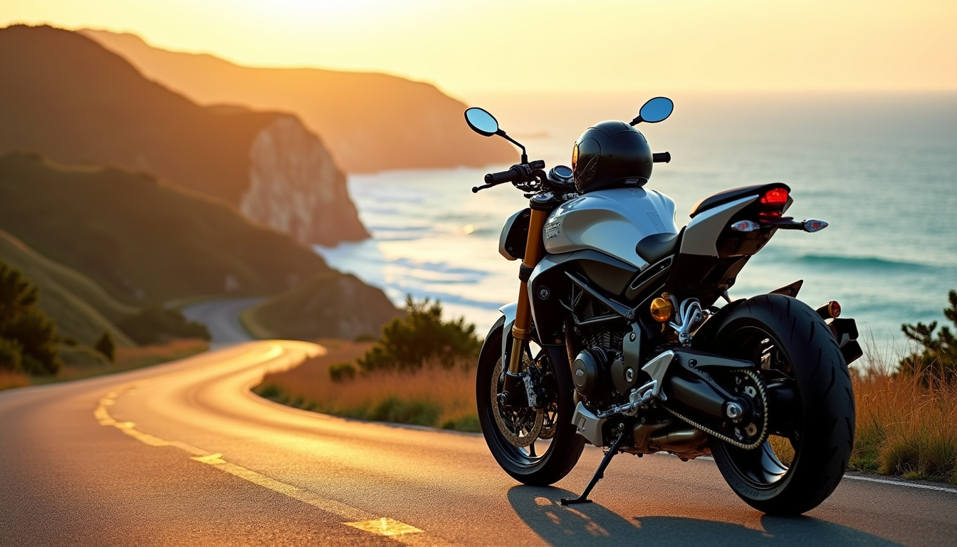 Essai moto sur route côtière par Aunis Moto Nautic Blog