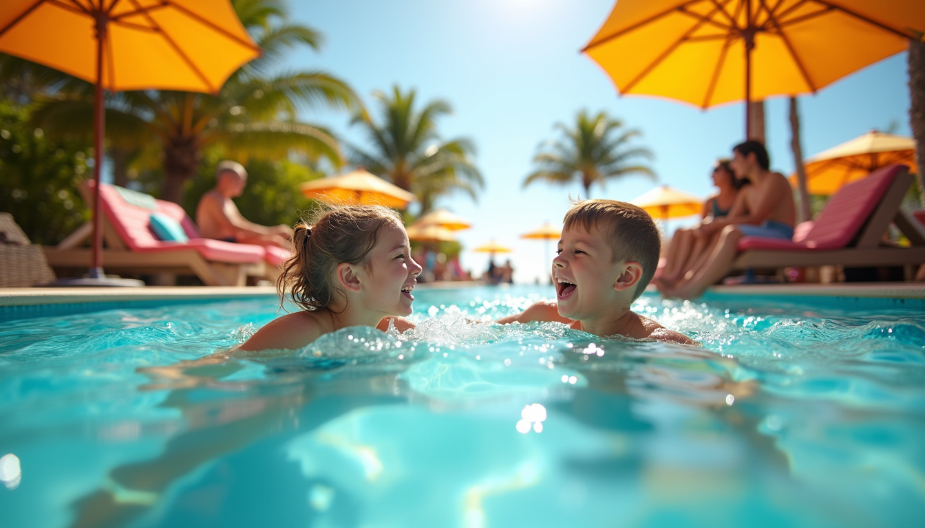 Séjour tout compris en club Leclerc Voyages avec piscine et animation familiale